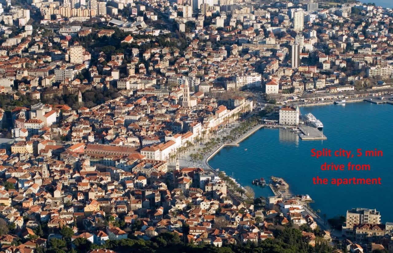 A2 - Modern Apt With The Terrace & Sea View Daire Split Dış mekan fotoğraf